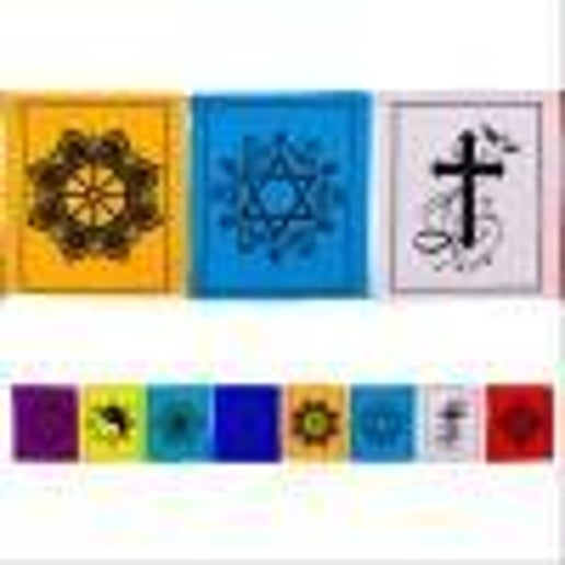 57473 Tibetan Prayer Flags Multi-faith